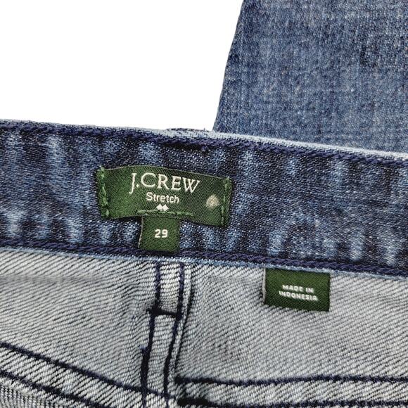 J. Crew Factory Toothpick Stretch Mid Rise Jeans - Size 29 - Picture 7 of 9